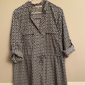 Blue & white dress/shirt